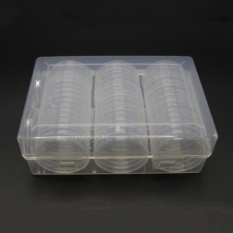 50Pcs Direct Fit Airtight 40.6mm American Silver Eagle 1Oz Coin Holders Capsules
