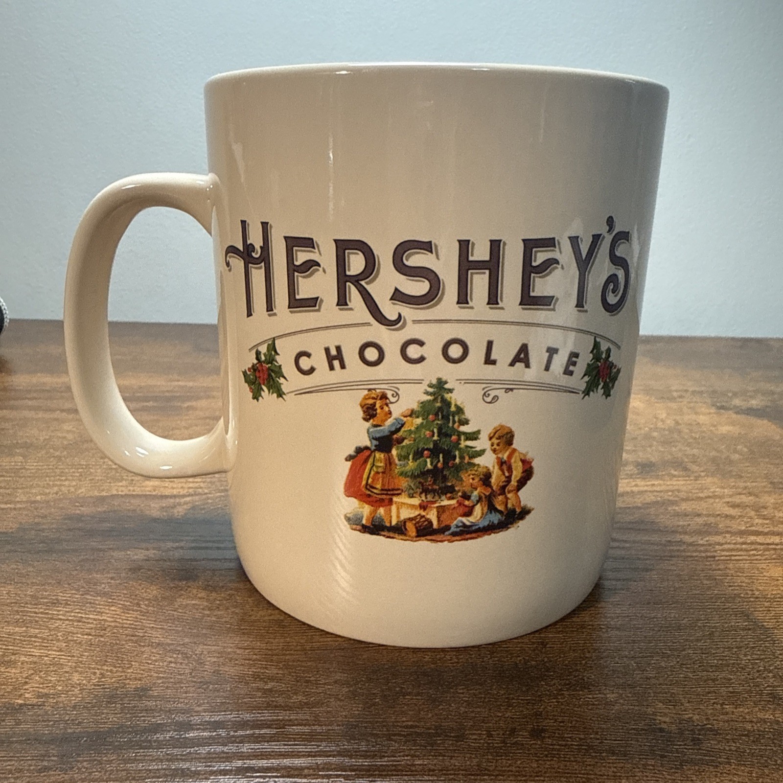 Hershey’s Chocolate 30oz Galerie Jumbo Mug Christmas Cocoa Coffee Large Cup