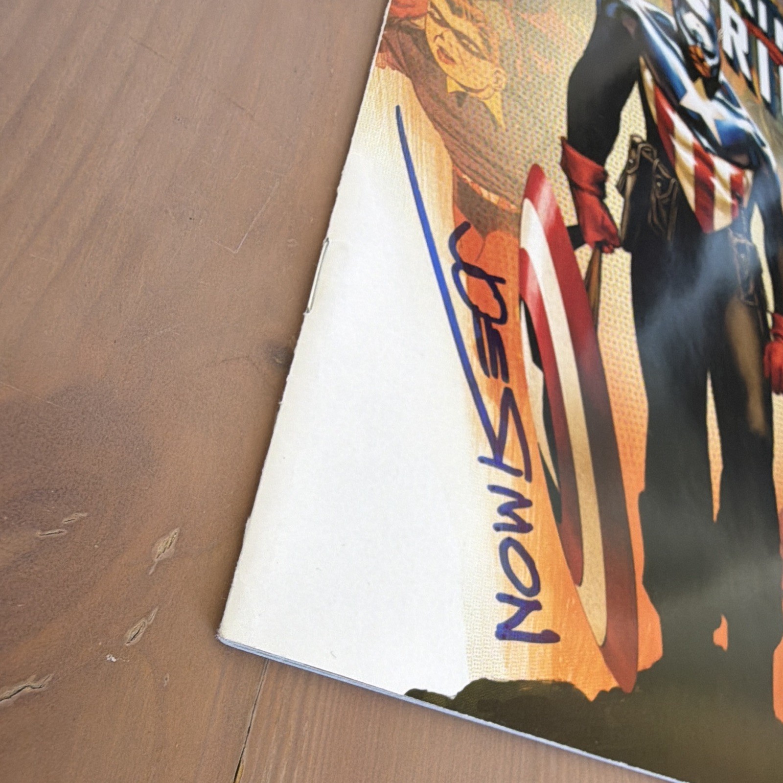 Marvel Comics Captain America #50 Direct Edition Signed by Joe Simon