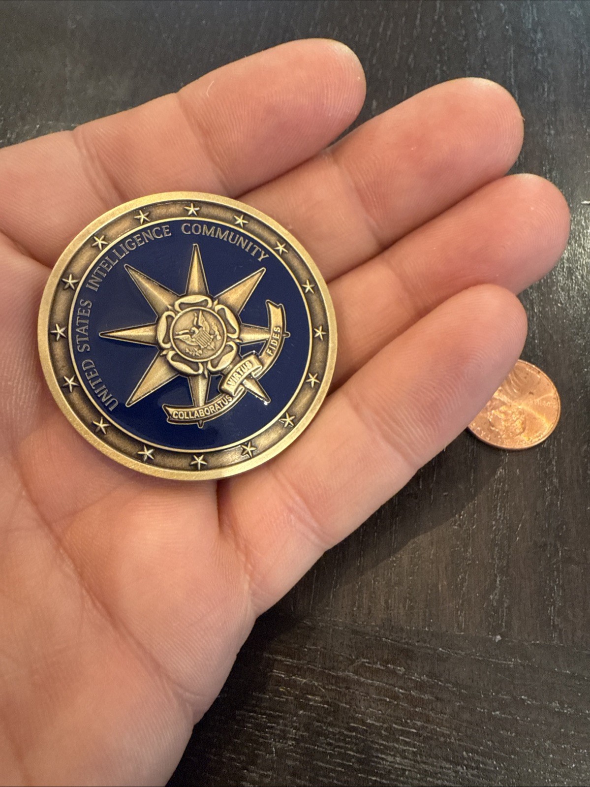 CIA, US INTELLIGENCE COMMUNITY CHALLENGE COIN – Central Intelligence Agency