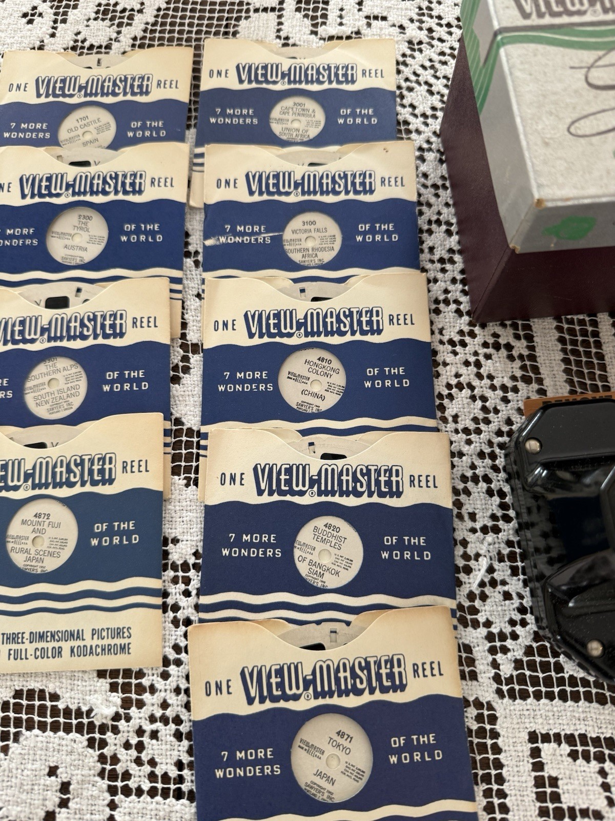 Viewmaster Reels & Viewer-Jordan, Israel, Palestine, Lebanon, Philippines, India