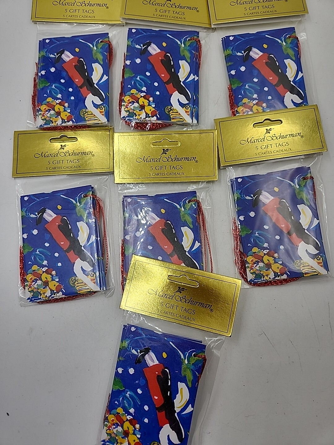 7 Vintage 5 packs (35) All Occasions Gift Tags Marcel Schurman