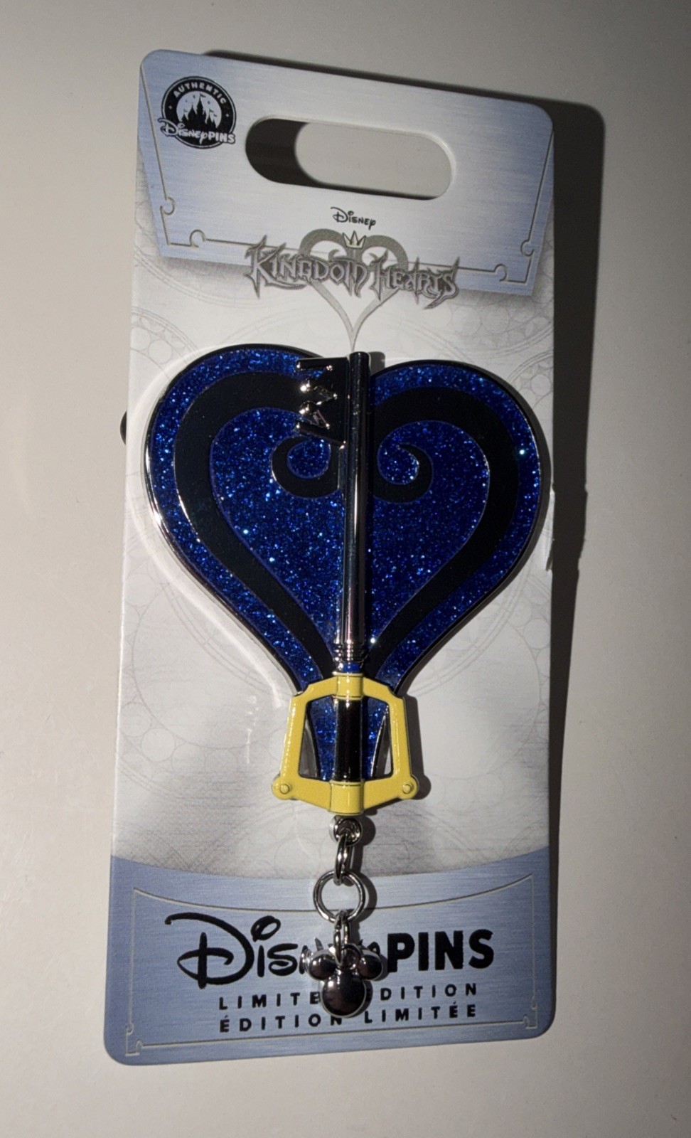 2026 Disney Pin Keyblade Kingdom Of Hearts 1/12 January Dangle Le 4000 Blue