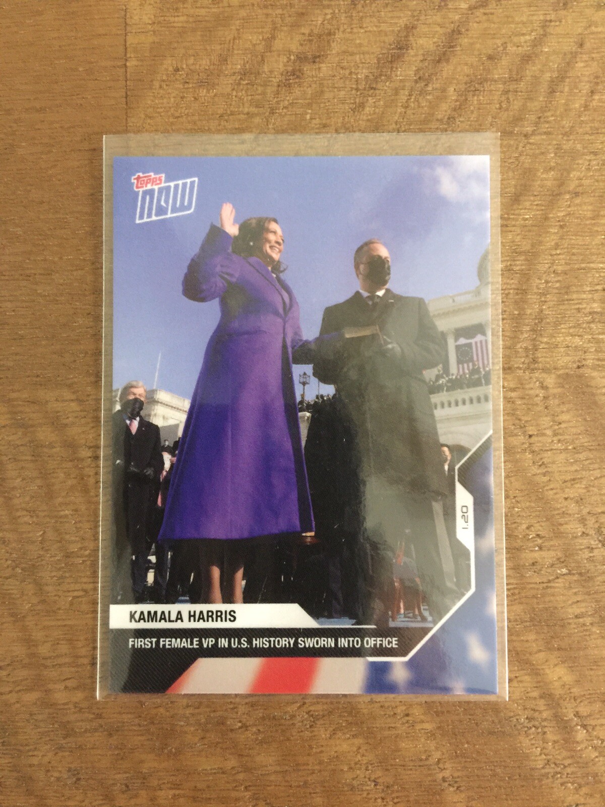 2020 Topps Now Election Kamala Harris #13 1st Female VP in US History