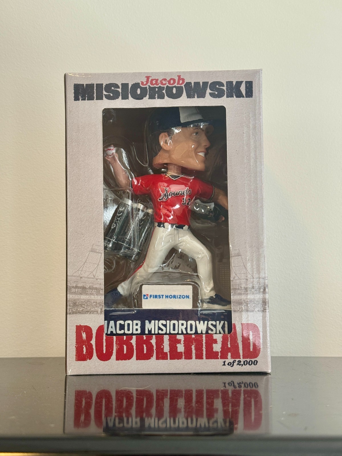 Jacob Misiorowski Nashville Sounds Bobblehead Milwaukee Brewers Limited # /2000