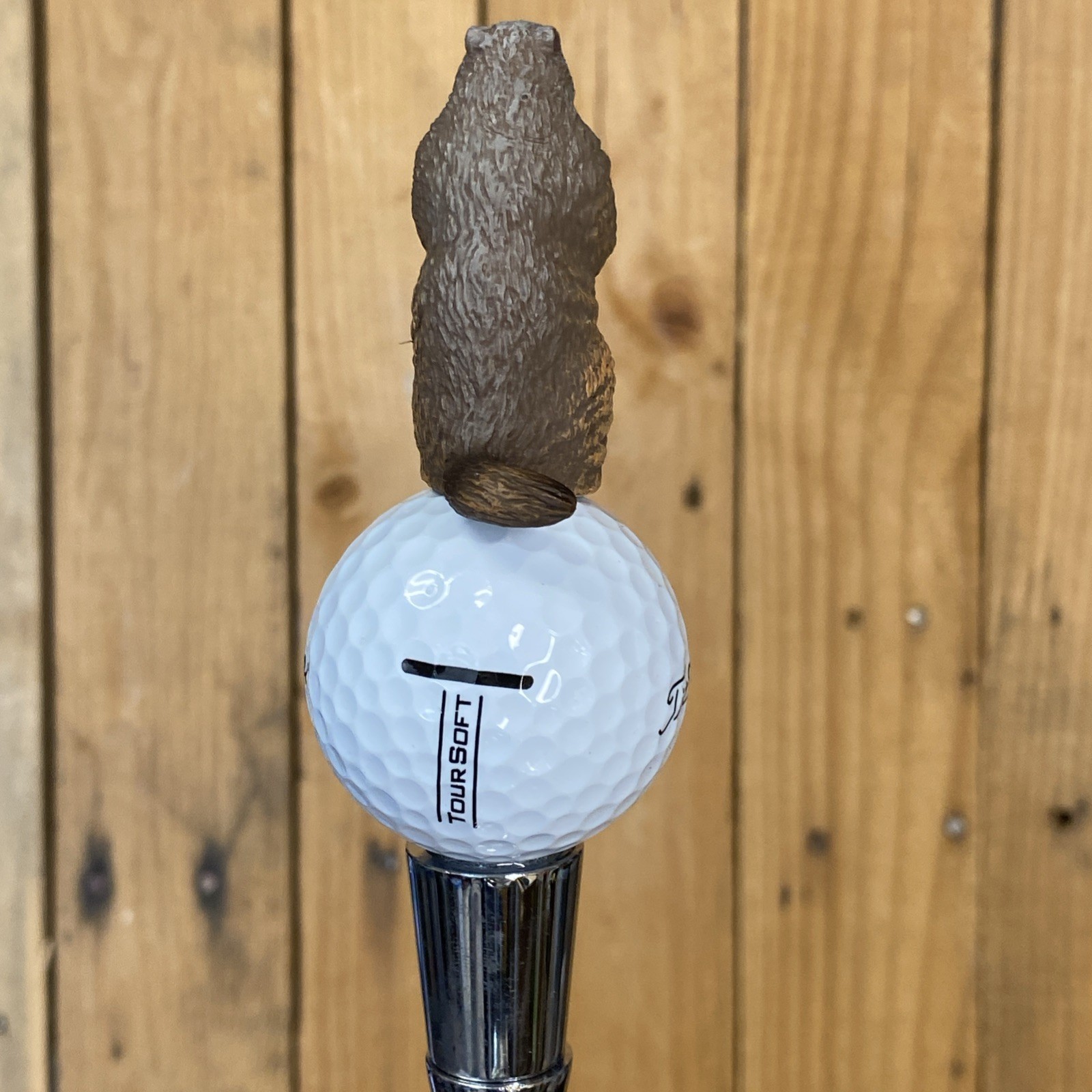 Caddyshack Golf TAP HANDLE Miller Lite Beer Keg Ball Gopher Kegerator Mini Short