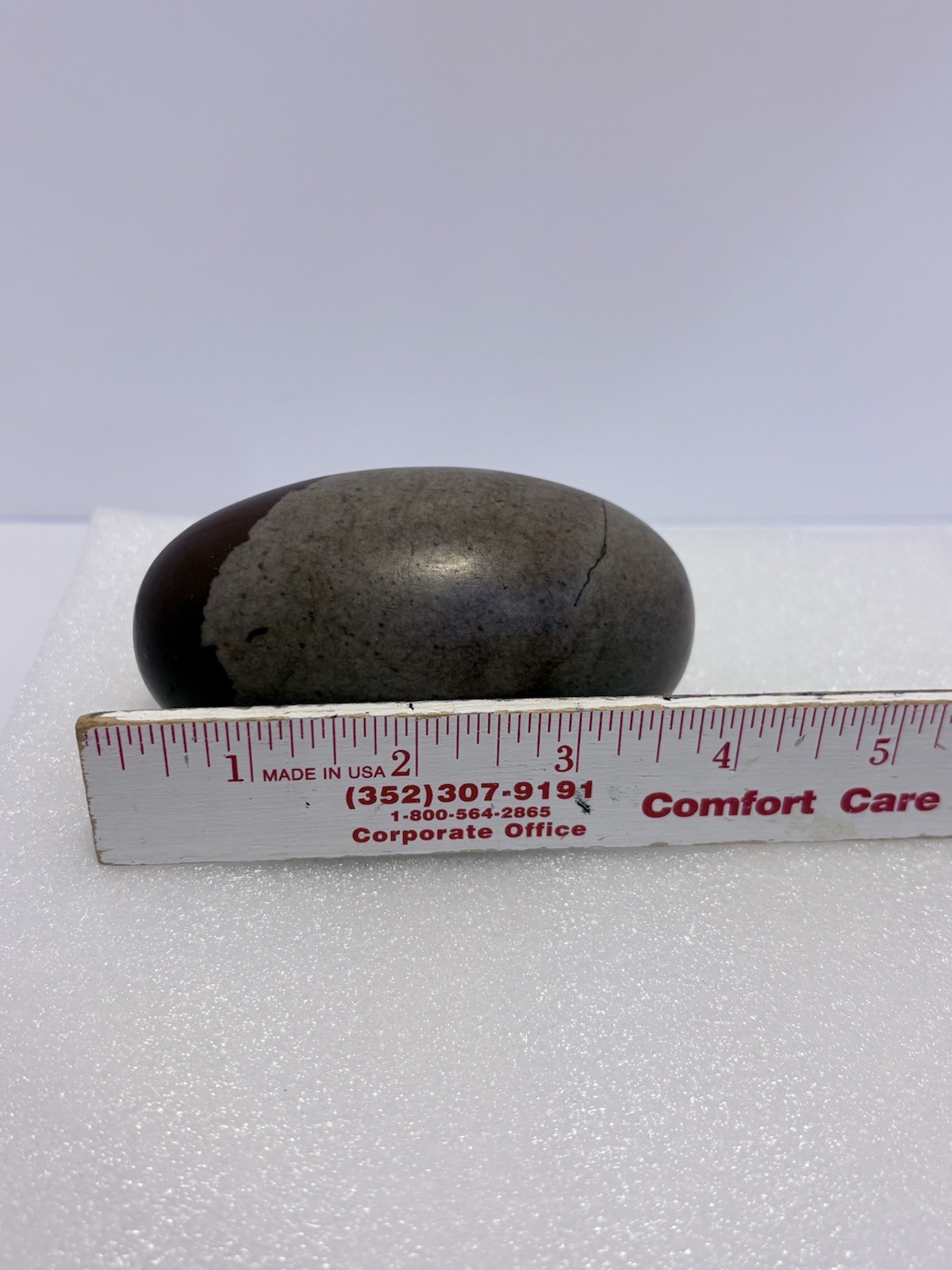Shiva LingamStoneNarmadaRiverTumbled 4lbs8″ Long X3.5″High (3)