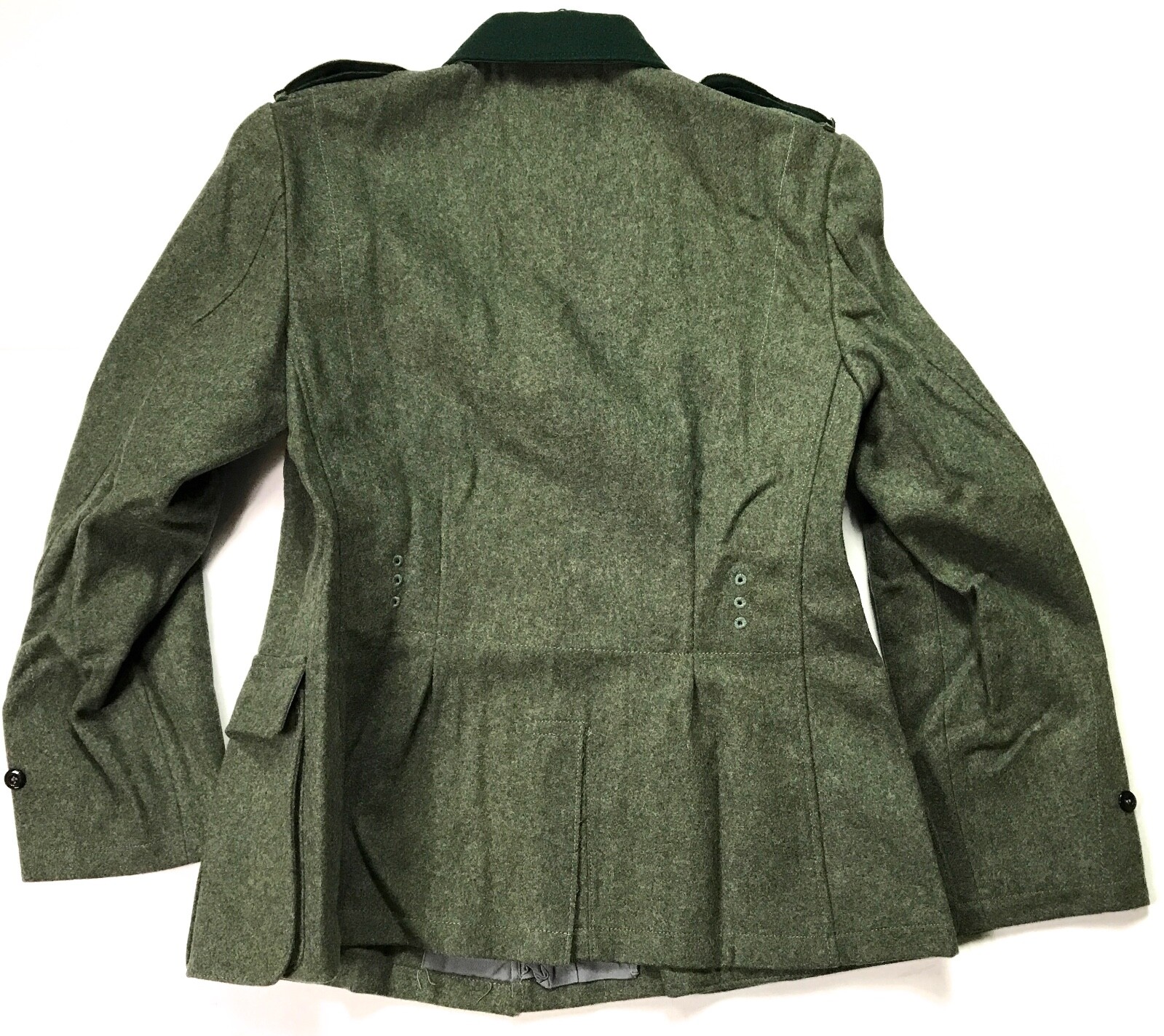WWII GERMAN HEER WAFFEN M1936 M36 WOOL COMBAT FIELD GREY TUNIC-XLARGE