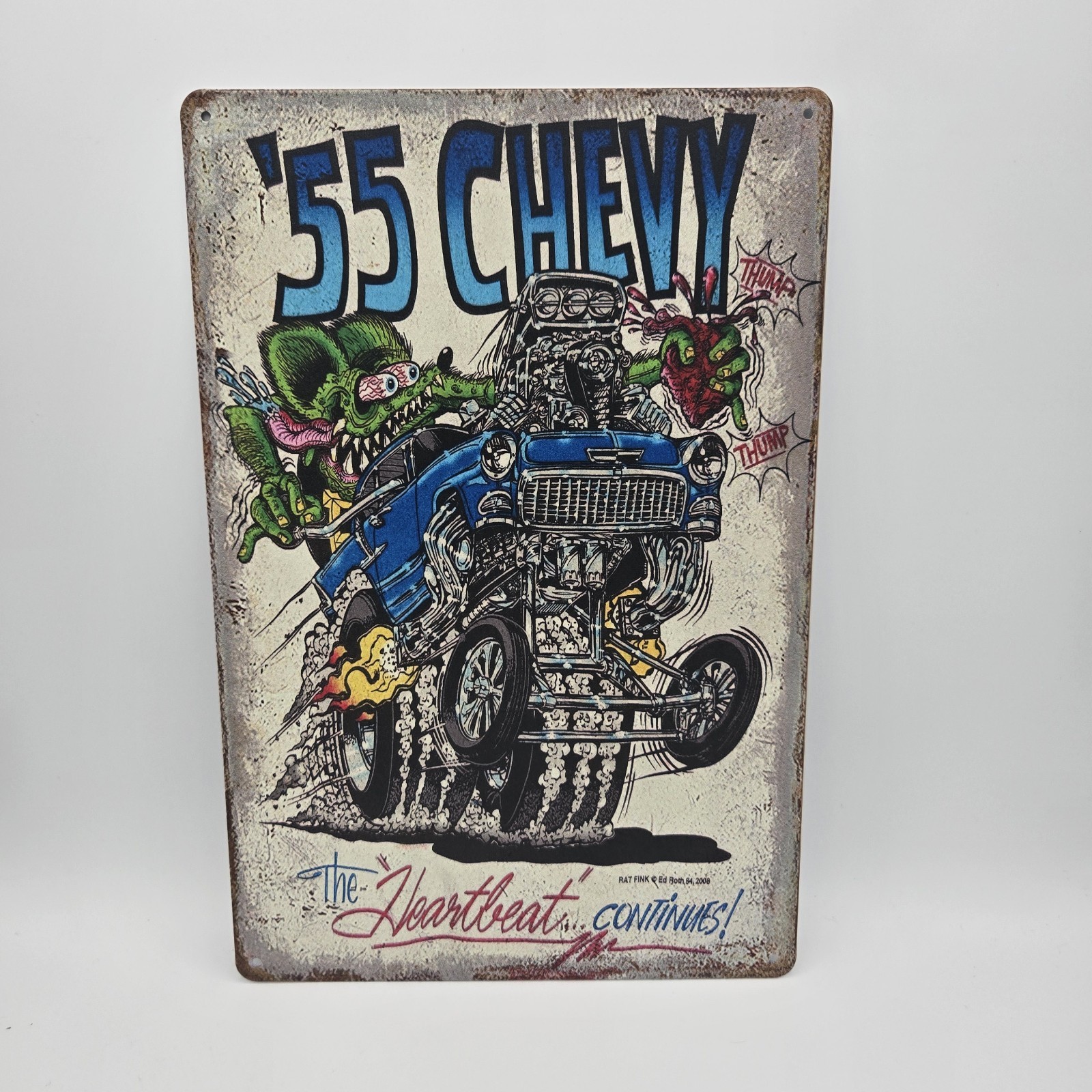 RAT FINK Tin Metal Sign