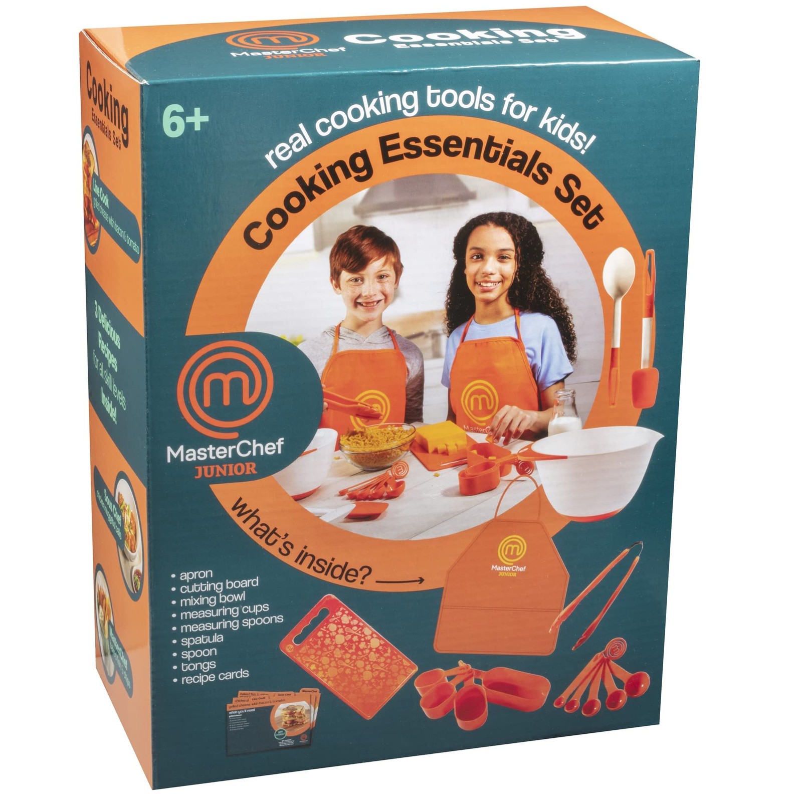MasterChef Junior Cooking Essentials Set – 9 Pc. Kit Essentials, Multicolor
