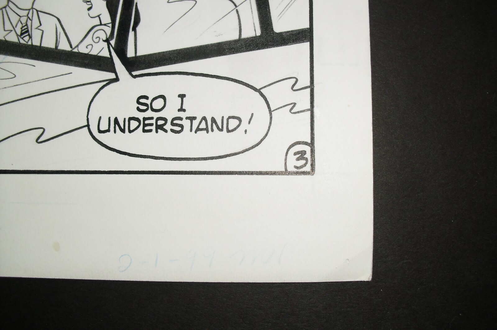 Original Comic Art VERONICA #88, pg #3 by DAN PARENT signed