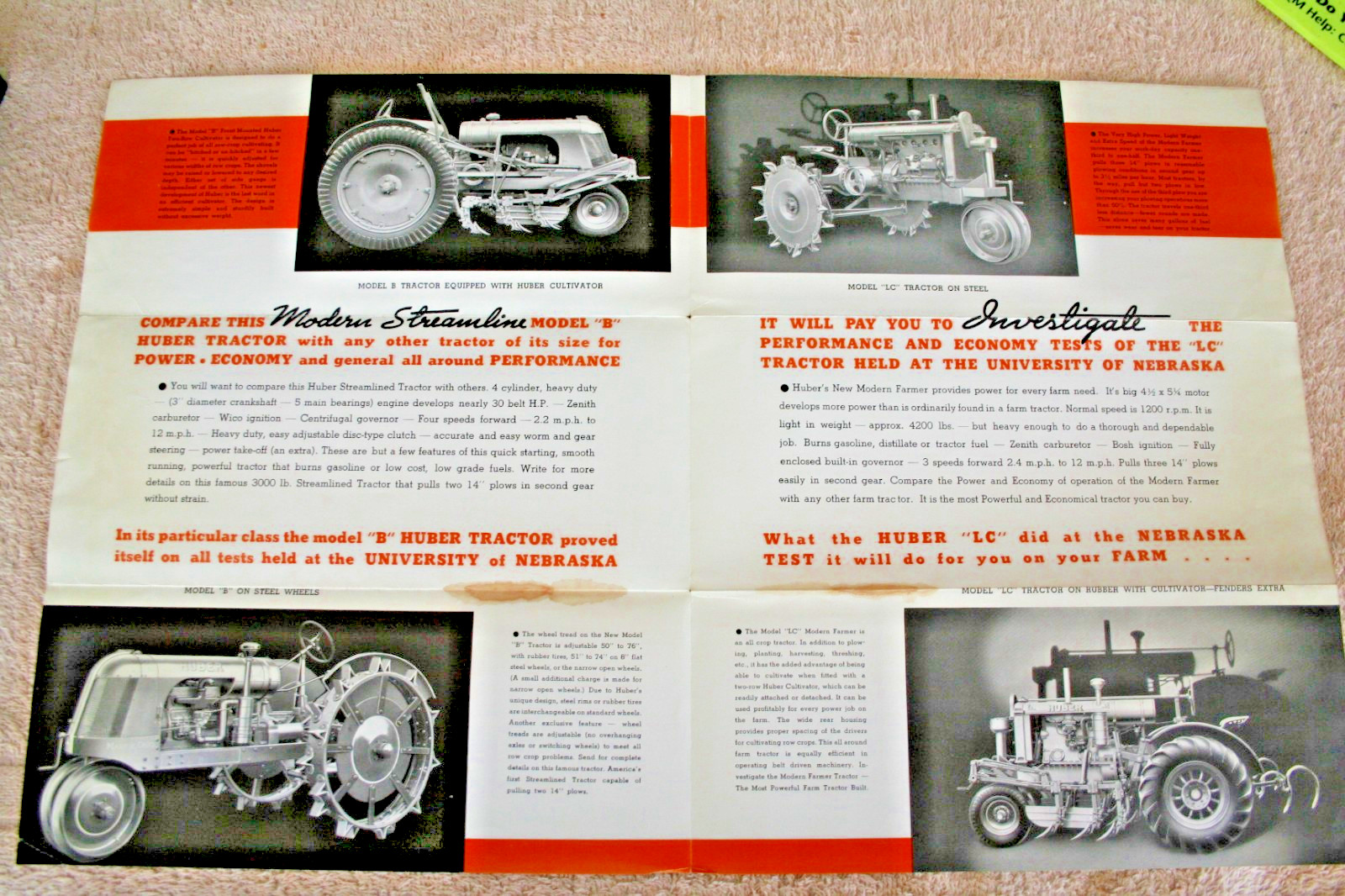 HUBER TRACTOR