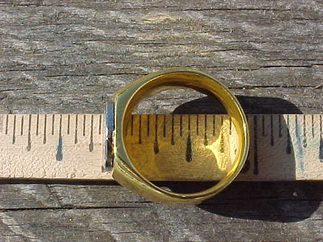 1950s 1960s Ford Truck Gold Chrome Ring Size #11 NOS Unique Logo Hi-Quality