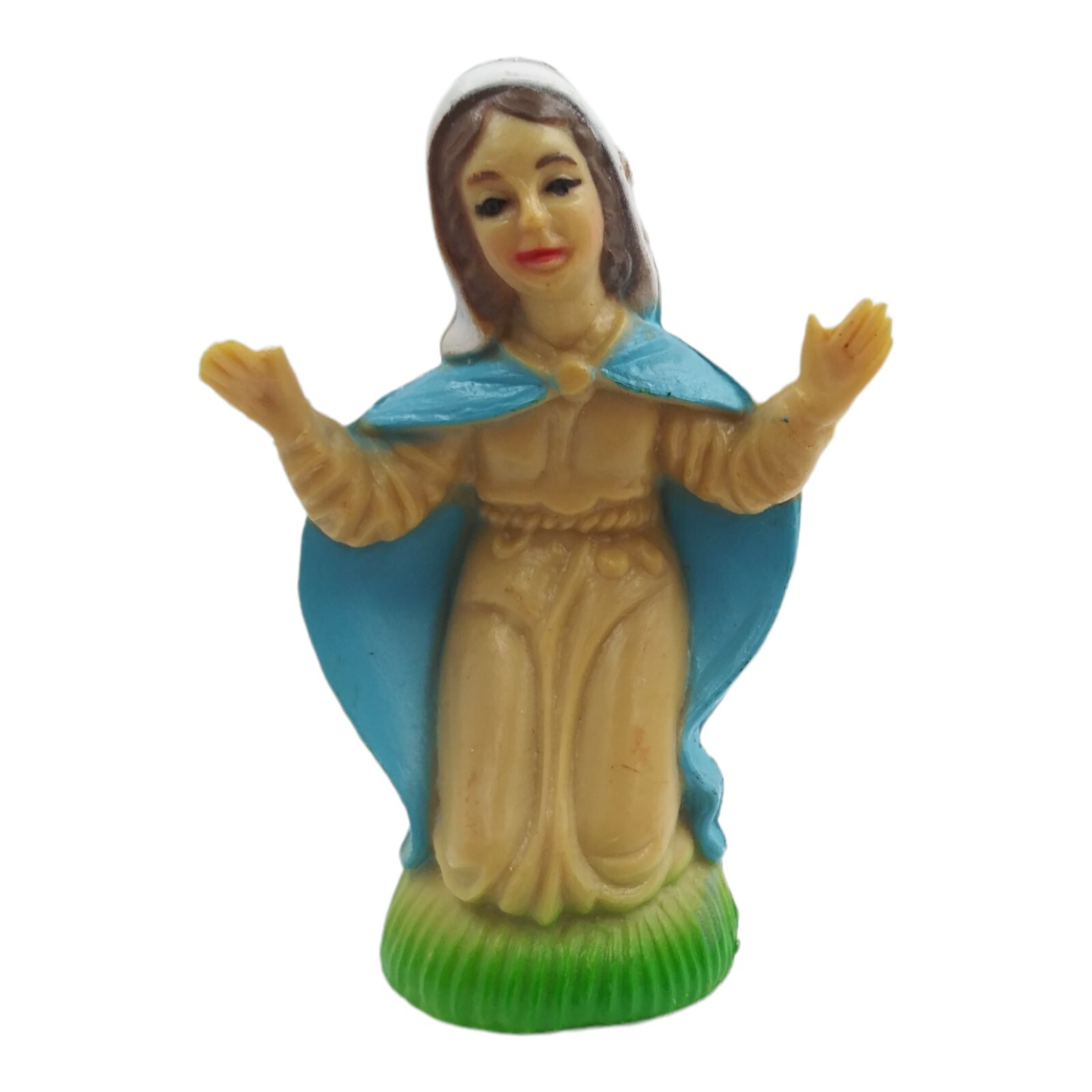 Christmas Nativity Mary Plastic Replacement Figurine Hong Kong Vintage