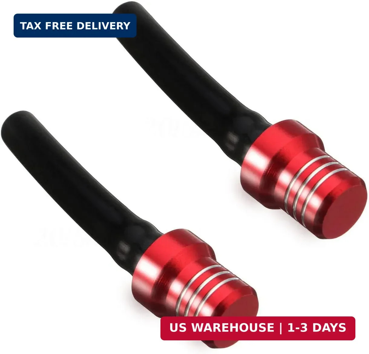 2Pcs ATV Air Vent Hose Gas Fuel Cap Universal CNC Tank Valve Tube with Check Bal
