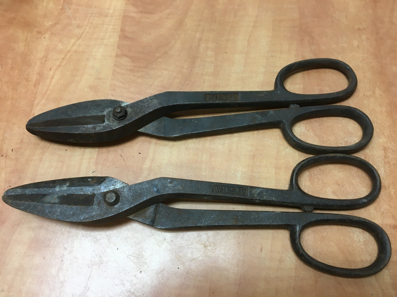 Wiss 19 & 9 Sheet Metal Tin Snips Shears 12.5” USA