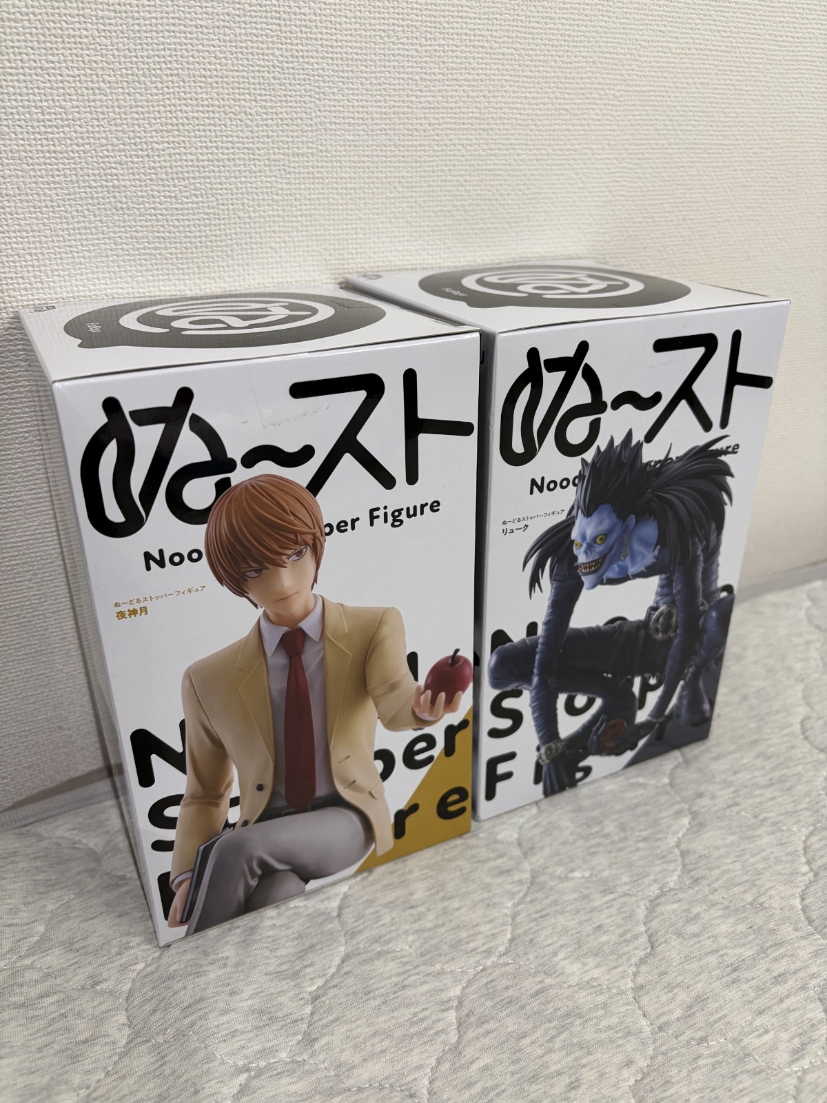 DEATH NOTE Noodle Stopper Figure Yagami Light Ryuk FuRyu Anime Statue Set of 2
