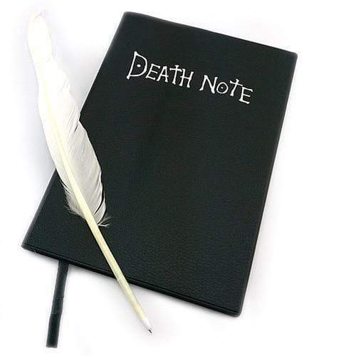 DEATH Note book & Feather Pen Writing Journal Anime Theme Cosplay Death Note