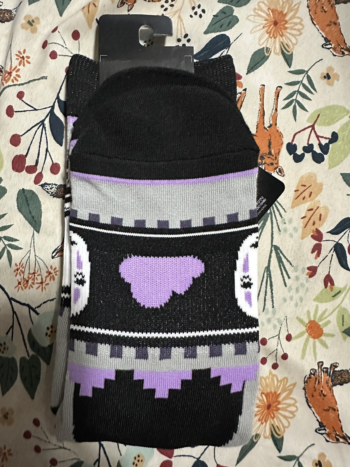 Studio Ghibli Spirited Away No-Face Pattern Crew Socks