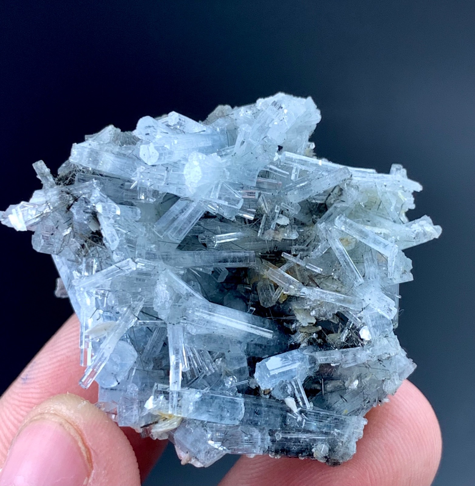 67 Carat Raw Natural Aquamarine Cluster specimen from Skardu, Pakistan