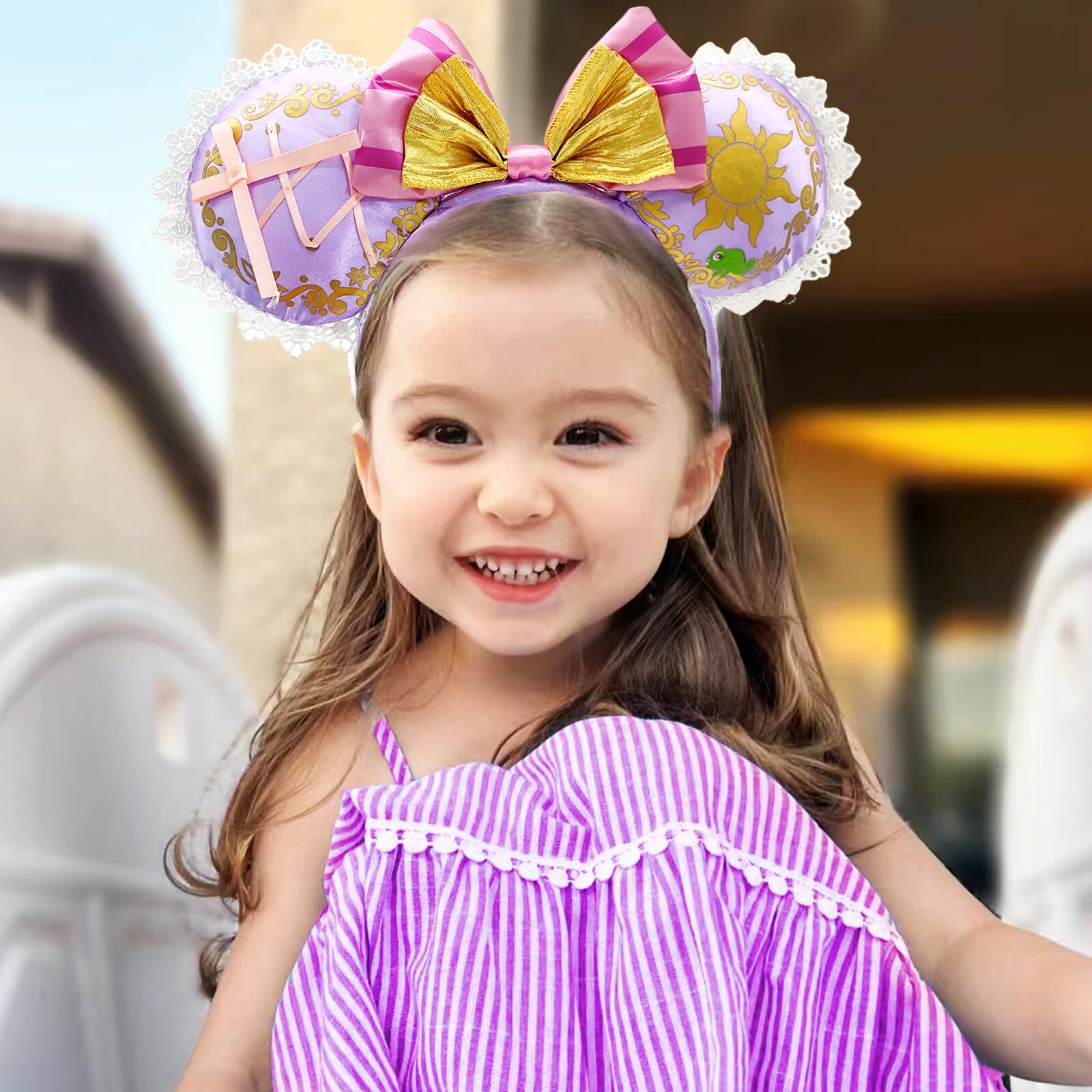2025 Disney Parks Rapunzel Tangled Pascal Mickey Mouse Ears Minnie Headband NWT