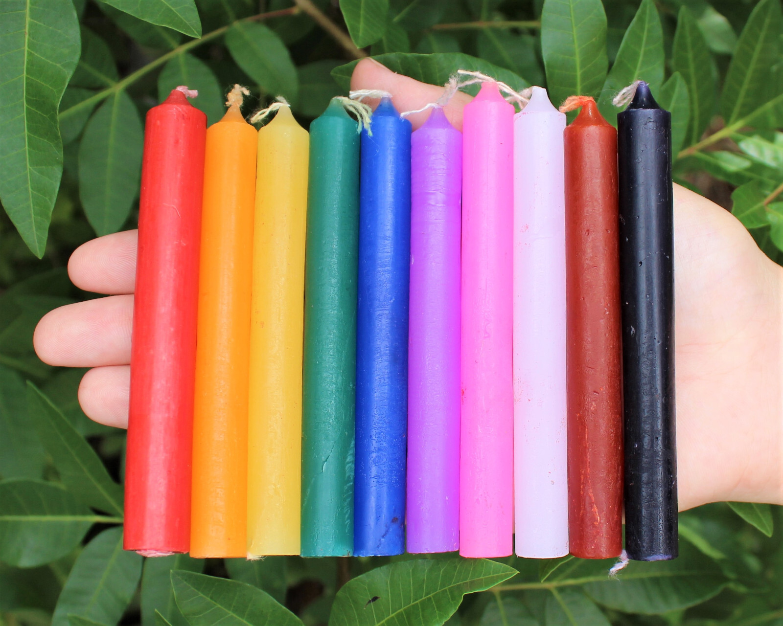 MINI 4″ 20 ASSORTED CANDLES MAGICK SET #2 (Spell Chime Altar Wicca Ritual)