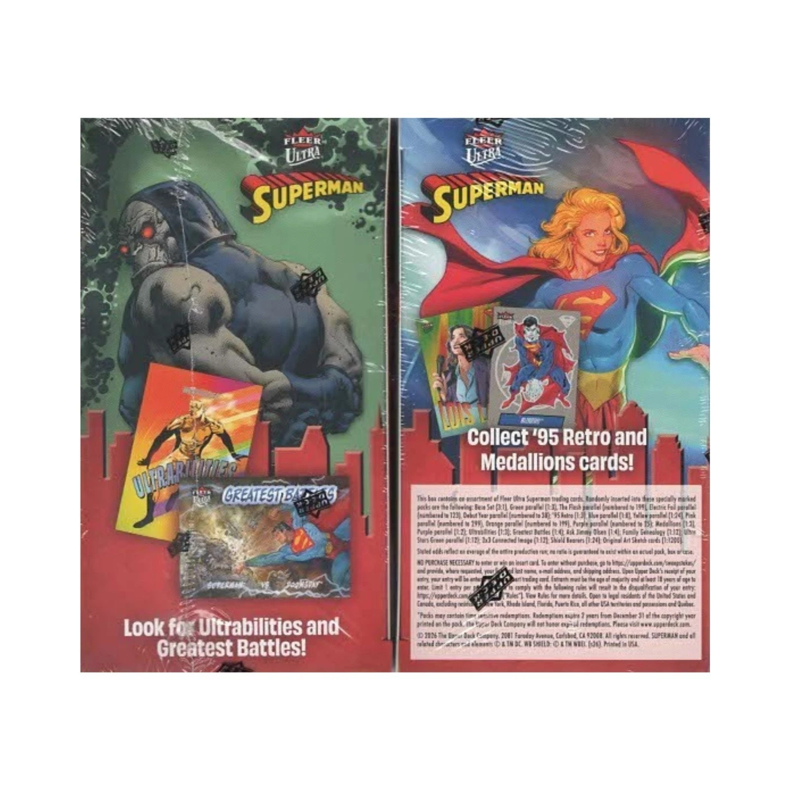 2025 Upper Deck Fleer Ultra Superman Blaster Box
