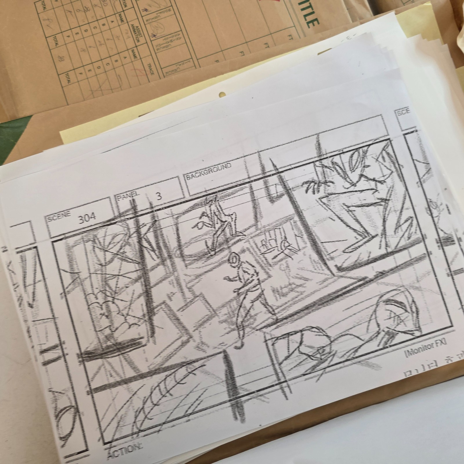 Ultimate Spider-Man Production Animation Cel Drawing Lot Marvel Doc Oc Nick Fury