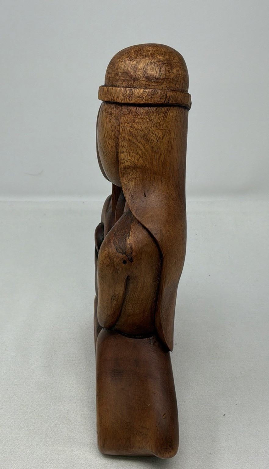 Serrv International HOLY FAMILY Handcarved Acacia Wood Figuirine Indonesian