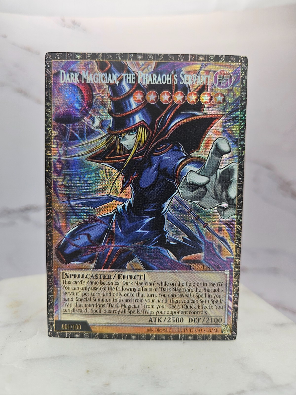 Dark Magician the Pharaoh’s Servant *ENGLISH* Grand Master Starlight Overframe