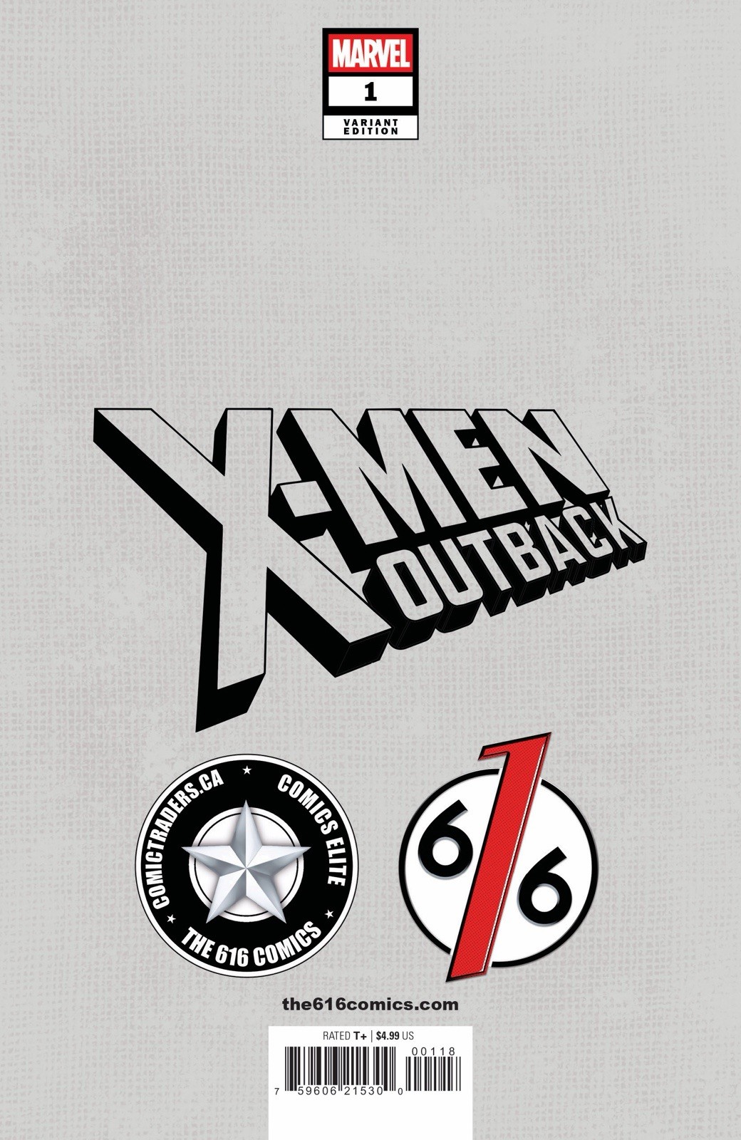 🔥❌ X-MEN OUTBACK #1 IVAN TALAVERA 616 COMICS Trade Dress Variant A LTD 3000