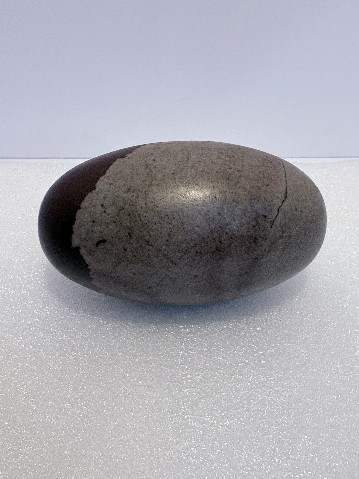 Shiva LingamStoneNarmadaRiverTumbled 4lbs8″ Long X3.5″High (3)