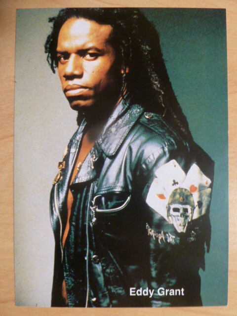 Eddy Grant – Infotheque Music Autograph Card (Unsigned) – Thin Paper