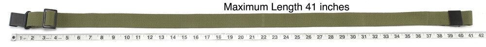 M1 GARAND CANVAS RIFLE SLING with Correct WW2 Hardware OD marked JT&L 1944