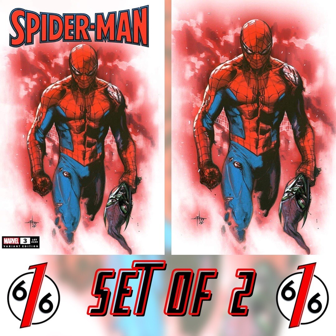 🔥🕷 SPIDER-MAN #3 GABRIELE DELL’OTTO Unknown 616 Trade Dress & Virgin Variant