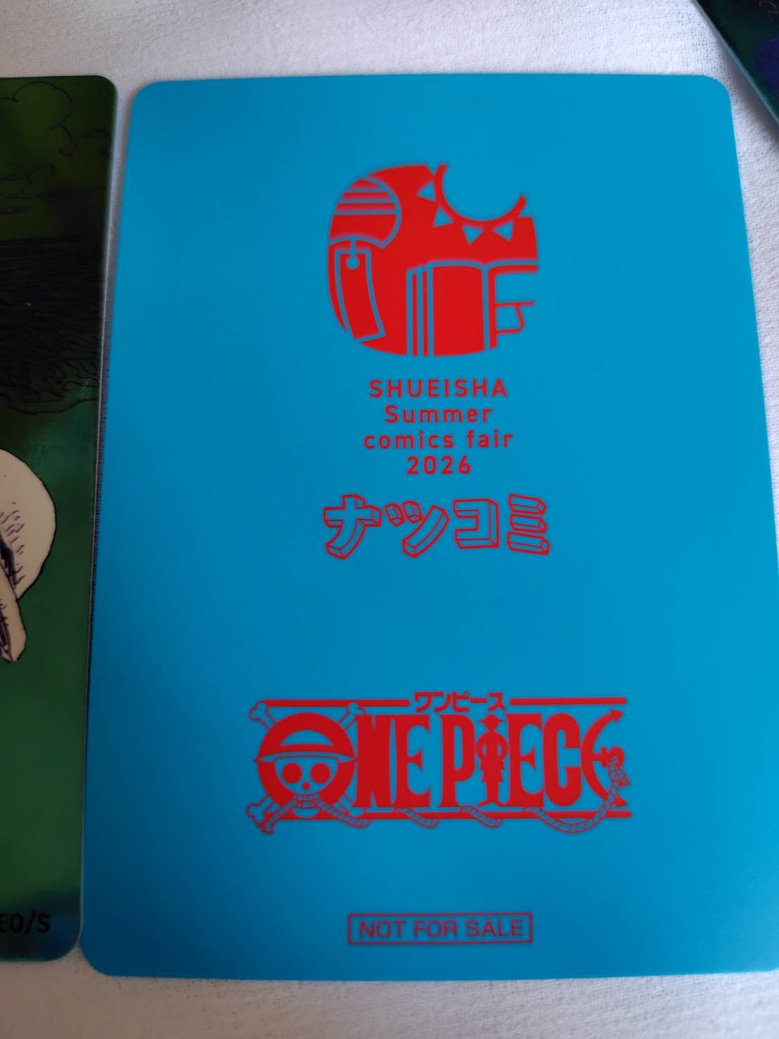 One Piece NatsuComi Metakira Card 2026 Eiichiro Oda Summer Comics Fair AA