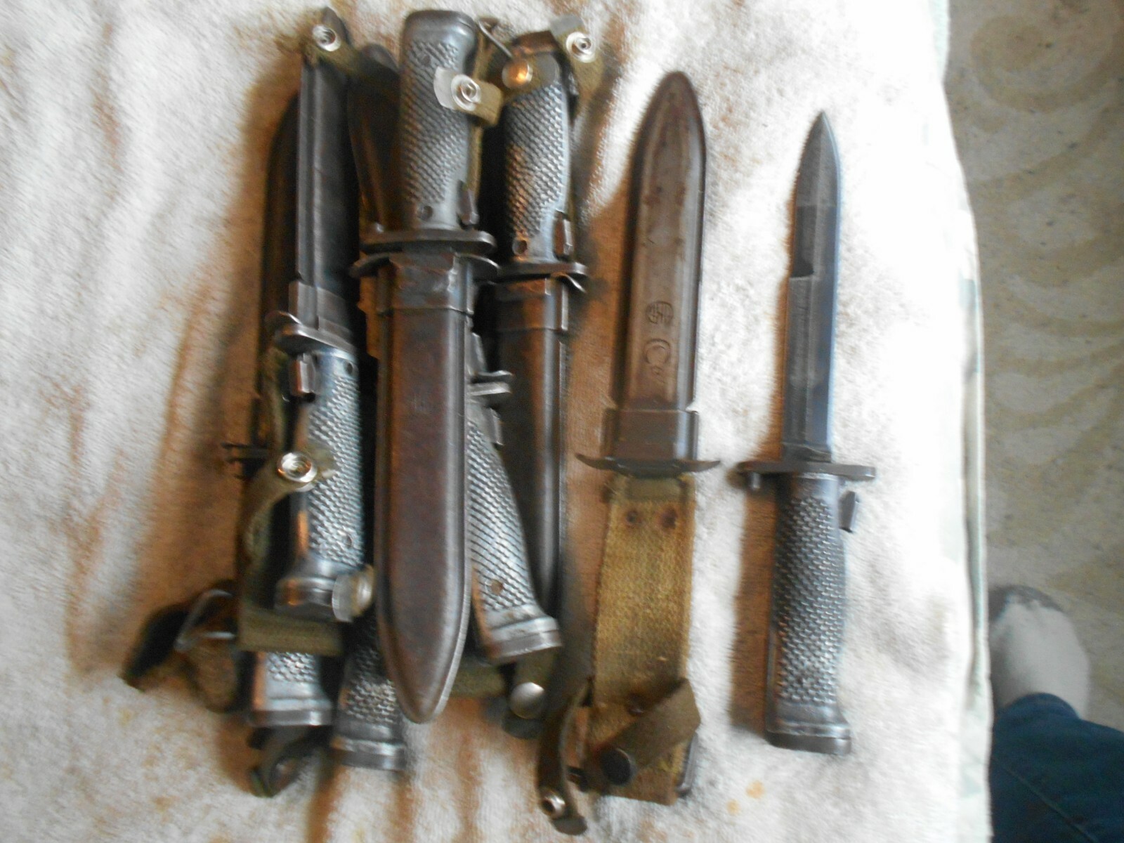 turkish marked M-1 garand bayonet bayonette turk turkey M-5A1 model w scabbard
