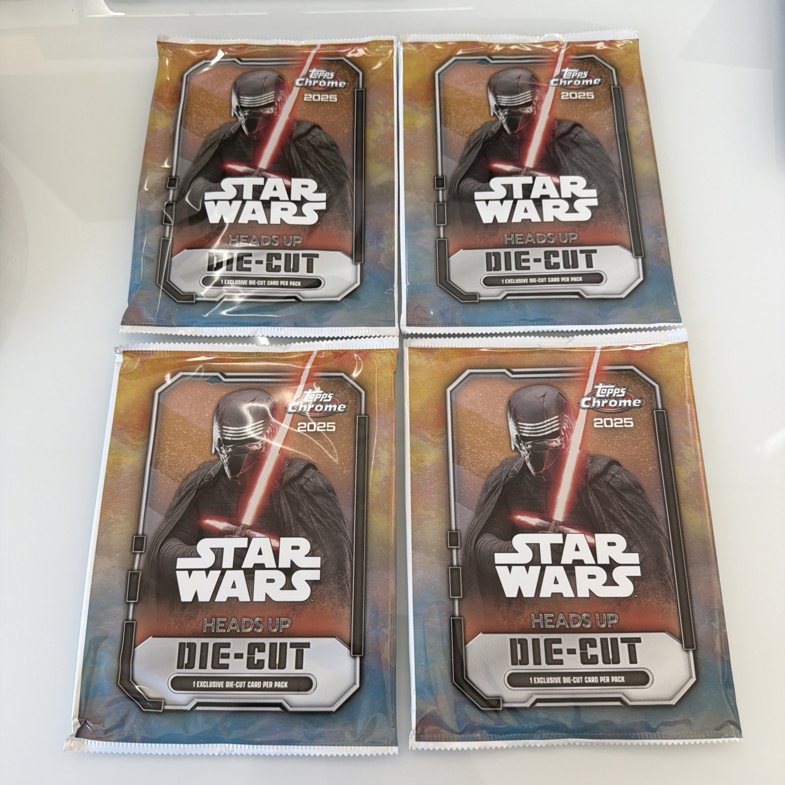 Topps 2025 Star Wars Die Cut Un-opened Brand New Sealed 4 Packs