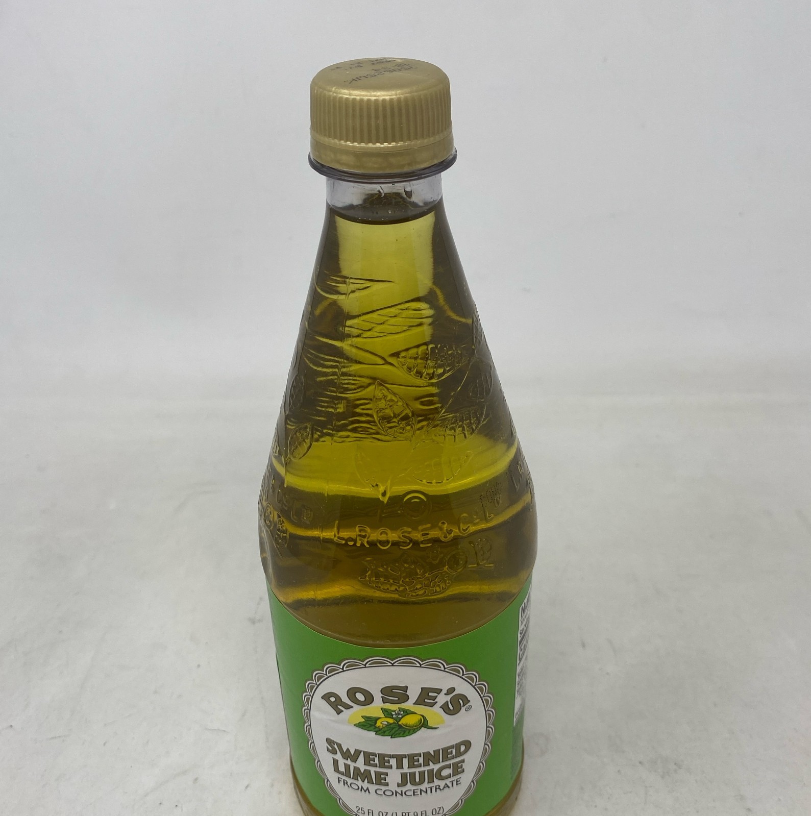 Rose’s West India Sweetened Lime Juice, Green Label, 25 fl oz Bottle