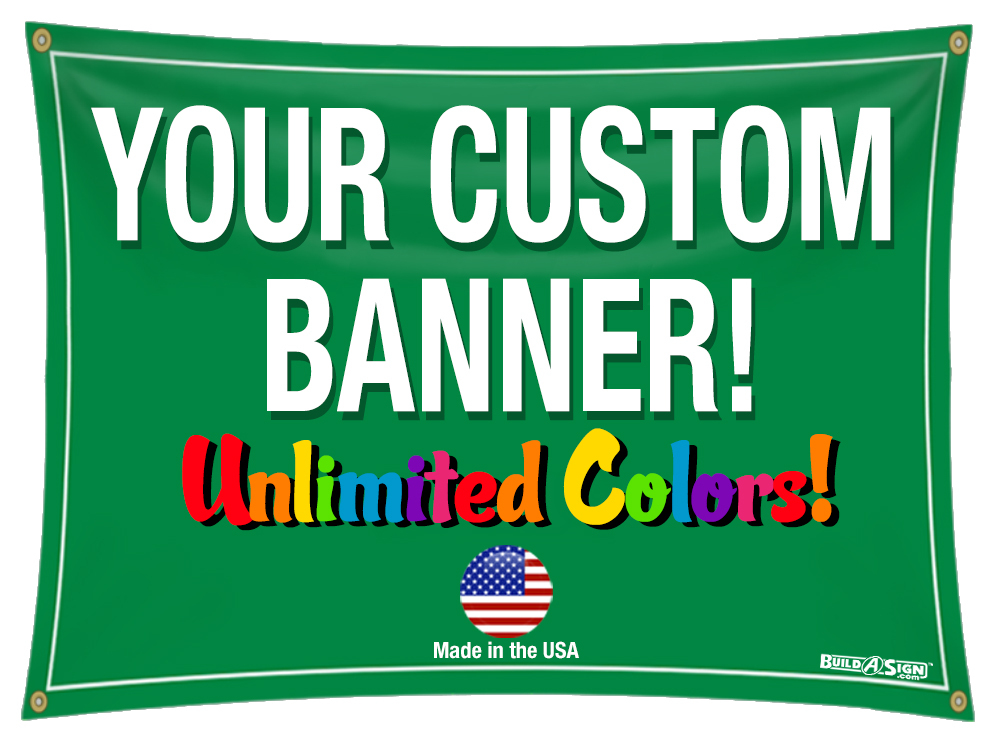 3’x 6′ Personalized Banner High Quality Vinyl 3×6