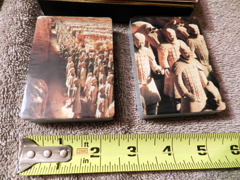 TERRA COTTA ARMY Playing Card Deck TWO DECKS LOT TERRACOTTA ARMY China