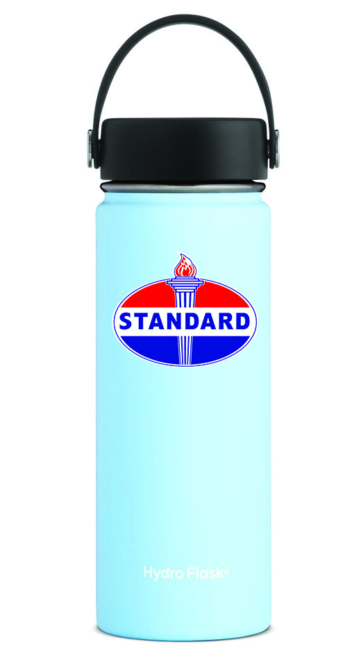STANDARD TORCH GAS PUMP OIL Vintage Vinyl Sticker |10 Sizes!! with TRACKING