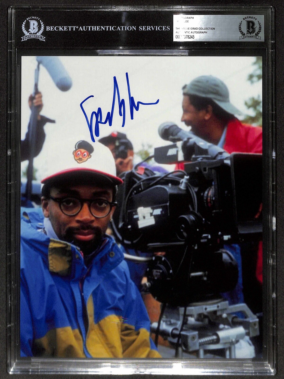 Spike Lee Directing Crooklyn Signed 8×10 Photograh Beckett Encapsulated
