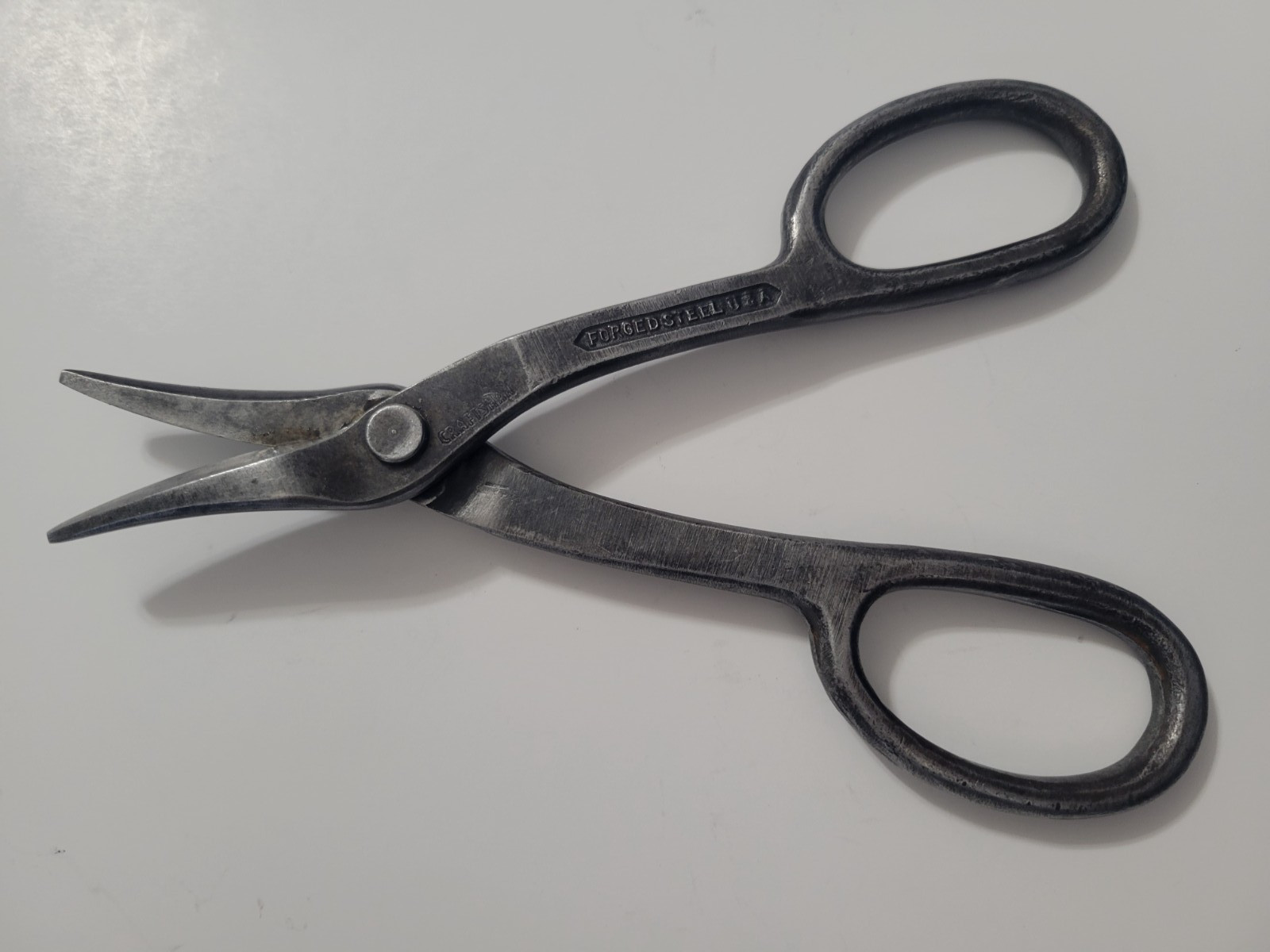 Vintage 1960’s Craftsman 7″ Tin Snips #4546 – V – Forged Steel USA