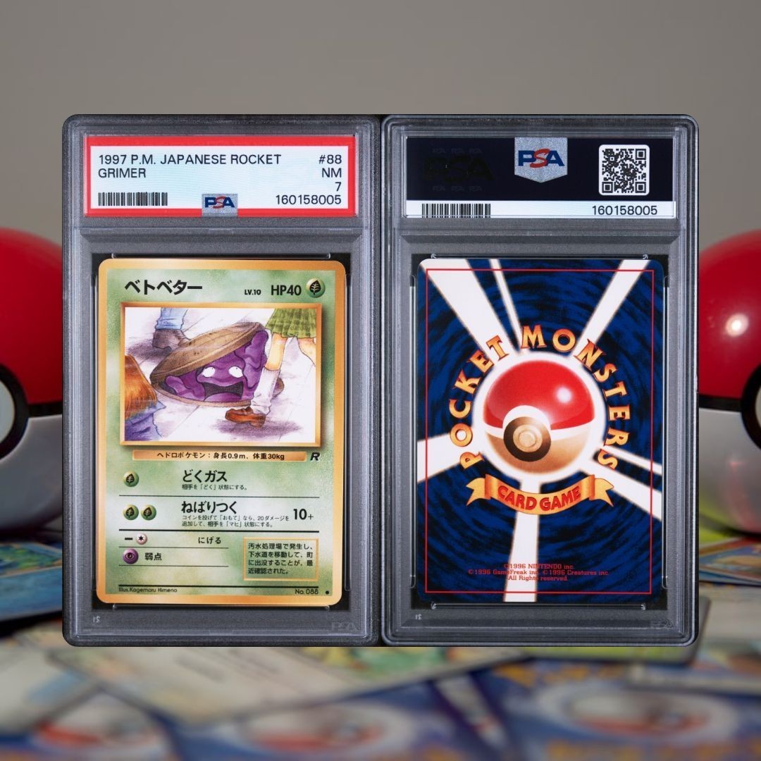 Pokémon #088 Grimer 1997 Japanese Rocket Gang No. 088 SGC Graded 7 Single Card