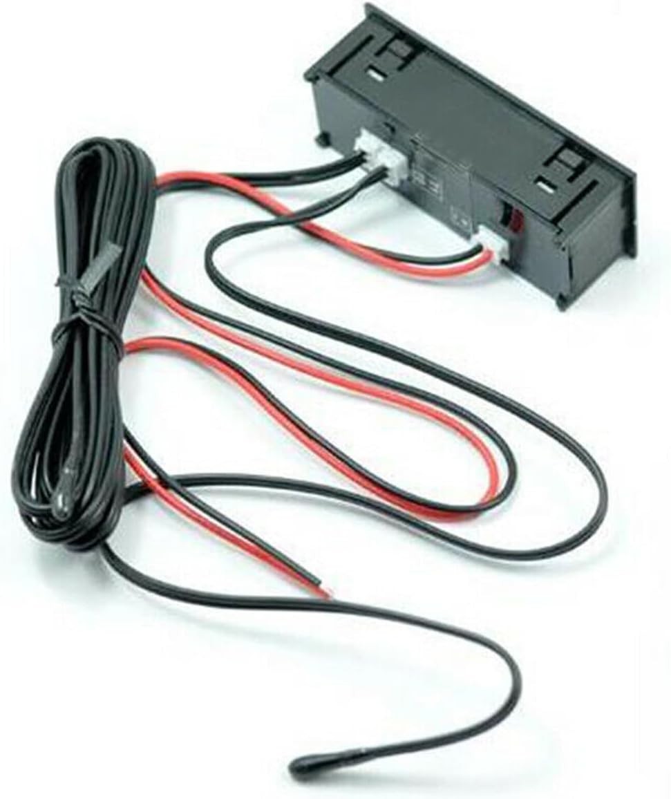 Efficient Car Watch with LED Display: Thermometer & Voltmeter Software Included