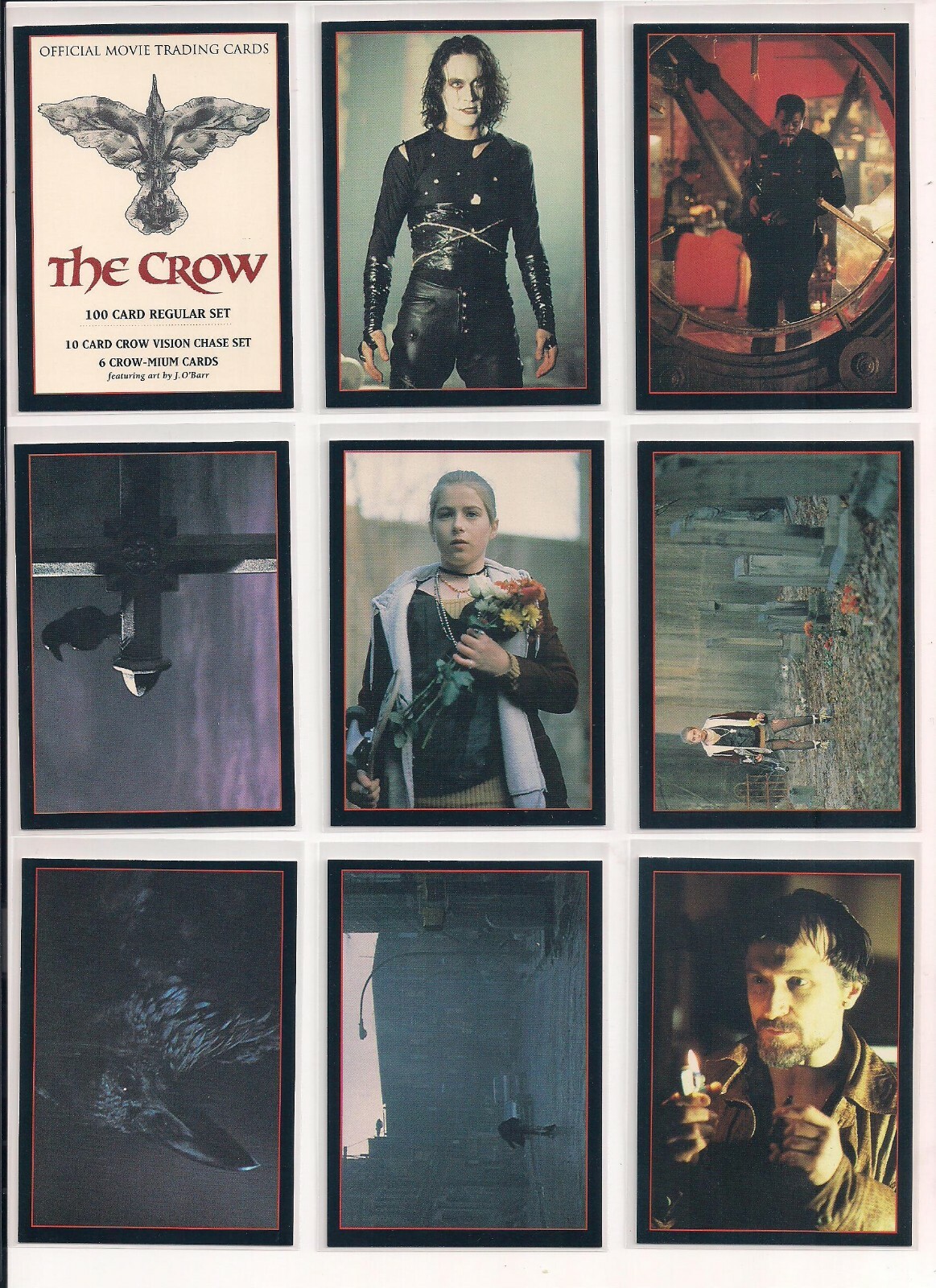 1994 The Crow Official Movie Trading Cards / Pick / Choose From List / bx73