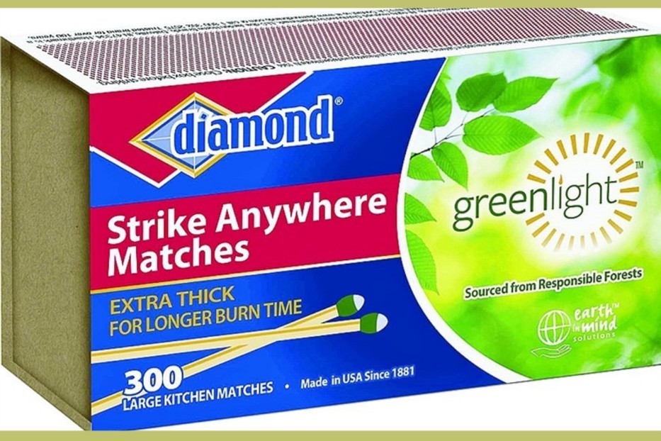 (3 boxes) Diamond Strike Anywhere Matches (300 per box/900 Total) New Sealed
