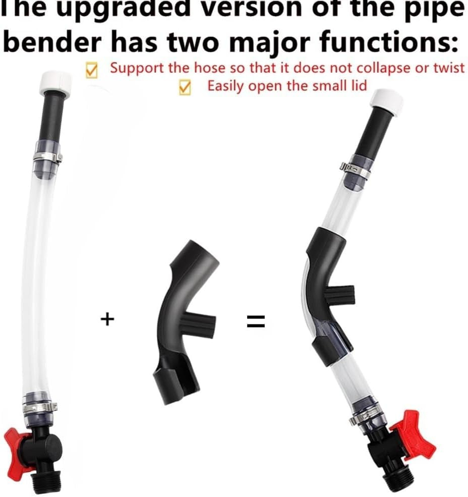 Upgraded Racing Fuel Tank Hose and Bending, for Gas Tank,Gas Can Spout Replaceme