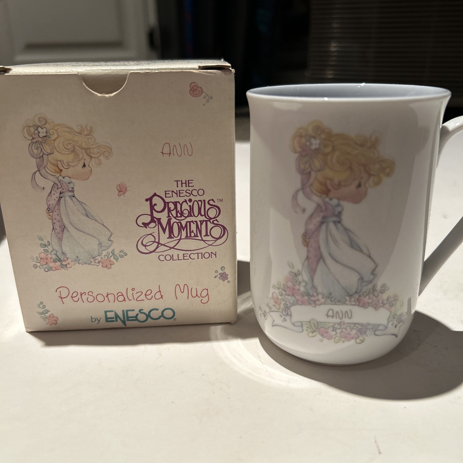Enesco Personalizes Mug “Ann” 1989. NEW